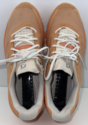 On Cloud Women's 8 Cloudventure Sandstone Orange Trail Running Shoe Sneakers - Picture 5 of 9