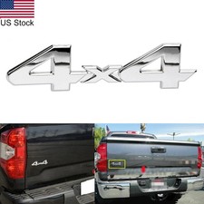 6 Chrome 4x4 Emblem Rear Trunk Offroad Tailgate Badge For Toyota Tundra Tacoma 6 Chrome 4x4 Emblem Rear Trunk Offroad Tailgate Badge For Toyota Tundra Tacoma