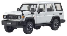Kyosho 1/43 Toyota Land Cruiser 70 White Diecast Model Car KS03928W Y867998