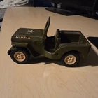Vintage Tonka Military Army Jeep Pressed Steel Jeep Vehicle