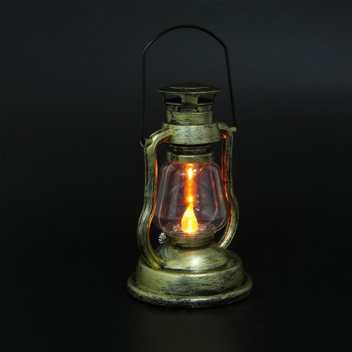 Retro Horse Lantern Night Light Old Fashioned Imitation Kerosene Lamp - Picture 7 of 12