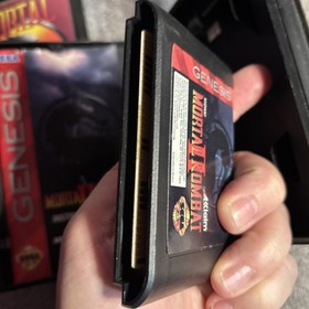 Mortal Kombat 1 & 2- Tested & Working- Authentic (Sega Genesis)