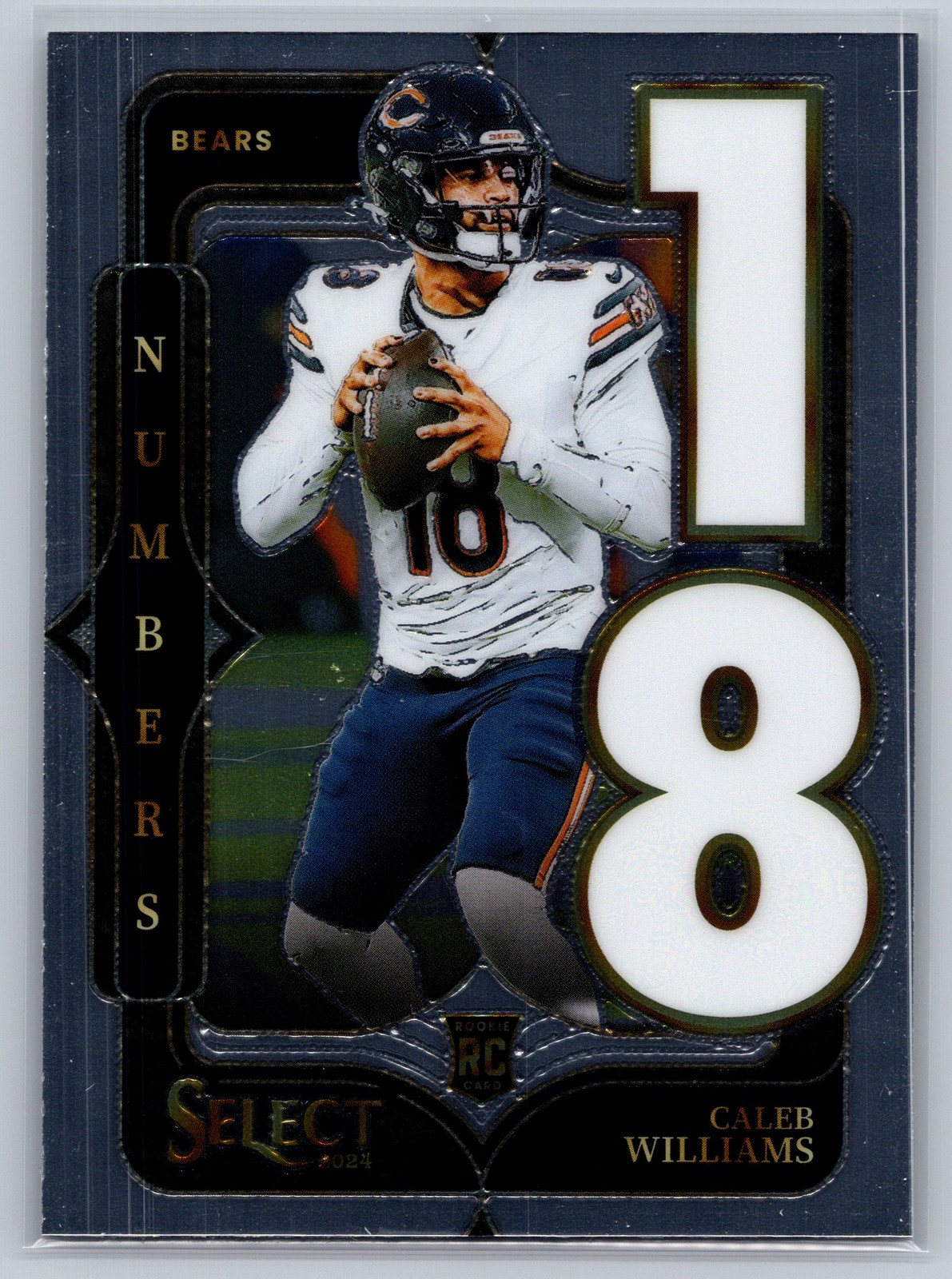 2024 Panini Select #19 Caleb Williams Select Numbers