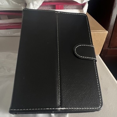Black Synthetic Leather Folding Folio Case for Tablet or eReader Cover