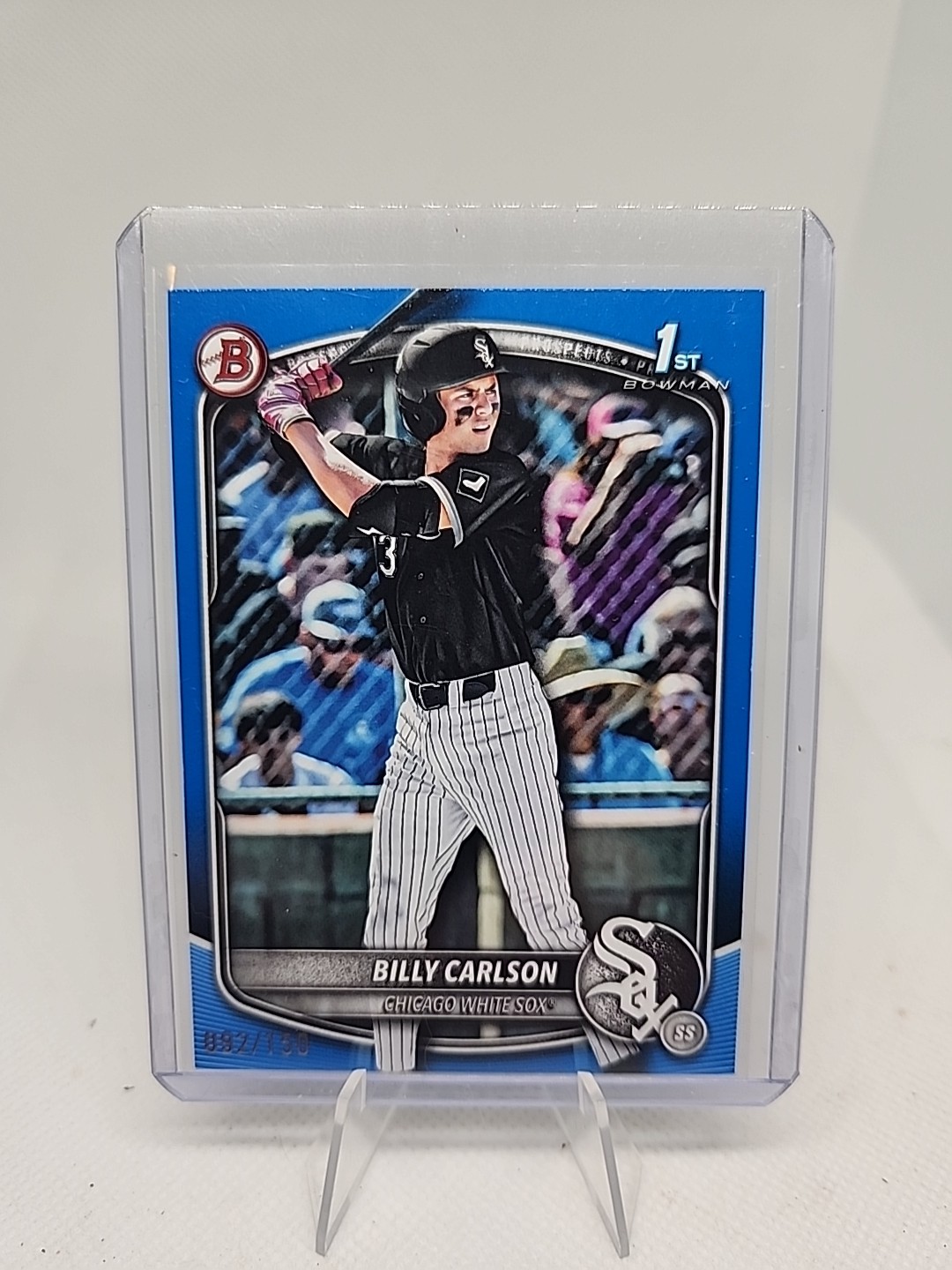 2025 Billy Carlson Bowman Draft 1st Bowman Blue Paper /150 #BD-10 White Sox