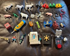 Lot of 25 Random Toys Figures Animals, Gadgets, Miniatures More