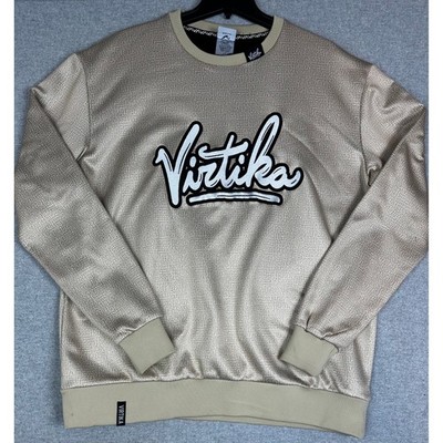 Virtika Crosshatch Sahara Sweatshirt Mens LT Fleece Lined Texture Snowboard