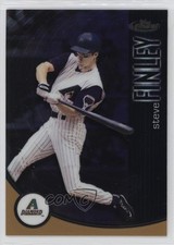 2001 Topps Finest Steve Finley #19 1p0o