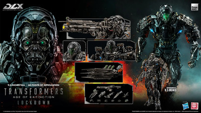 Threezero 3A Age of Extinction Lockdown DLX Collectible Figure Stander Ver.