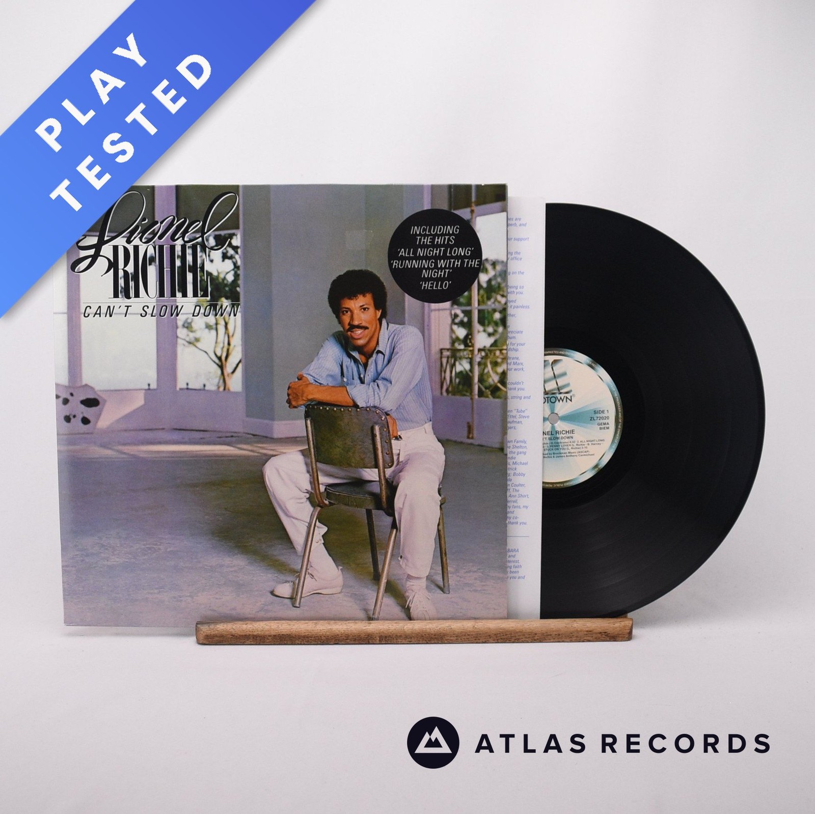 Lionel Richie Can't Slow Down Reissue Gatefold LP Album Vinyl Record - EX/EX