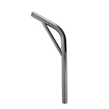 CHROME 22.2MM 7/8 SEATPOST CRO-MO BMX LAYBACK W/SUPPORT LOWRIDER CRUISER BIKE