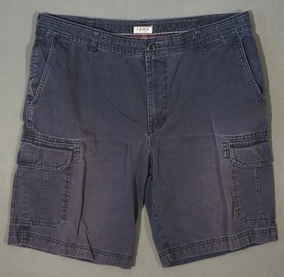 VH15414 REALLY NICE **IZOD** DENIM JEAN SHORTS 36 (msr 37''x10'') DARK BLUE
