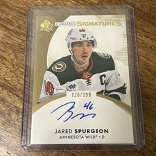 2023-24 Upper Deck SP Authentic Curated Signatures Jared Spurgeon Auto /299 🏒