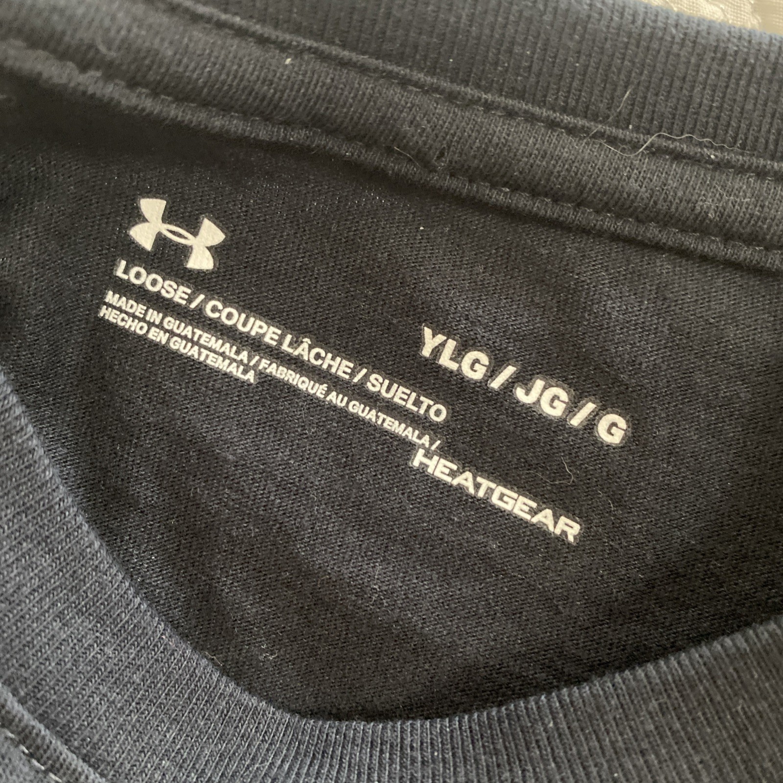 Youth UA Under armour Boston College Eagles Long Sleeve Shirt, Large heat gear thumbnail 2