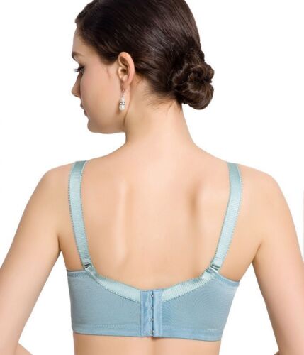 Reggiseno push-up donna pizzo taglie forti floreale sottofilo coppa morbida reggiseno quotidiano sutyen - Foto 3 di 25