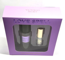 VICTORIA'S SECRET LOVE SPELL FRAGRANCE MIST  LIP GLOW GIFT SET NEW