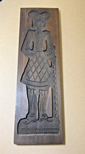 Vintage Holenderska ręcznie rzeźbiona forma do ciasteczek do skoczków Kobieta Speculaas Springerle 18"