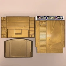 Zelda Gold Cart Shell for N64, SNES and NES replacement (Majora’s Mask style)