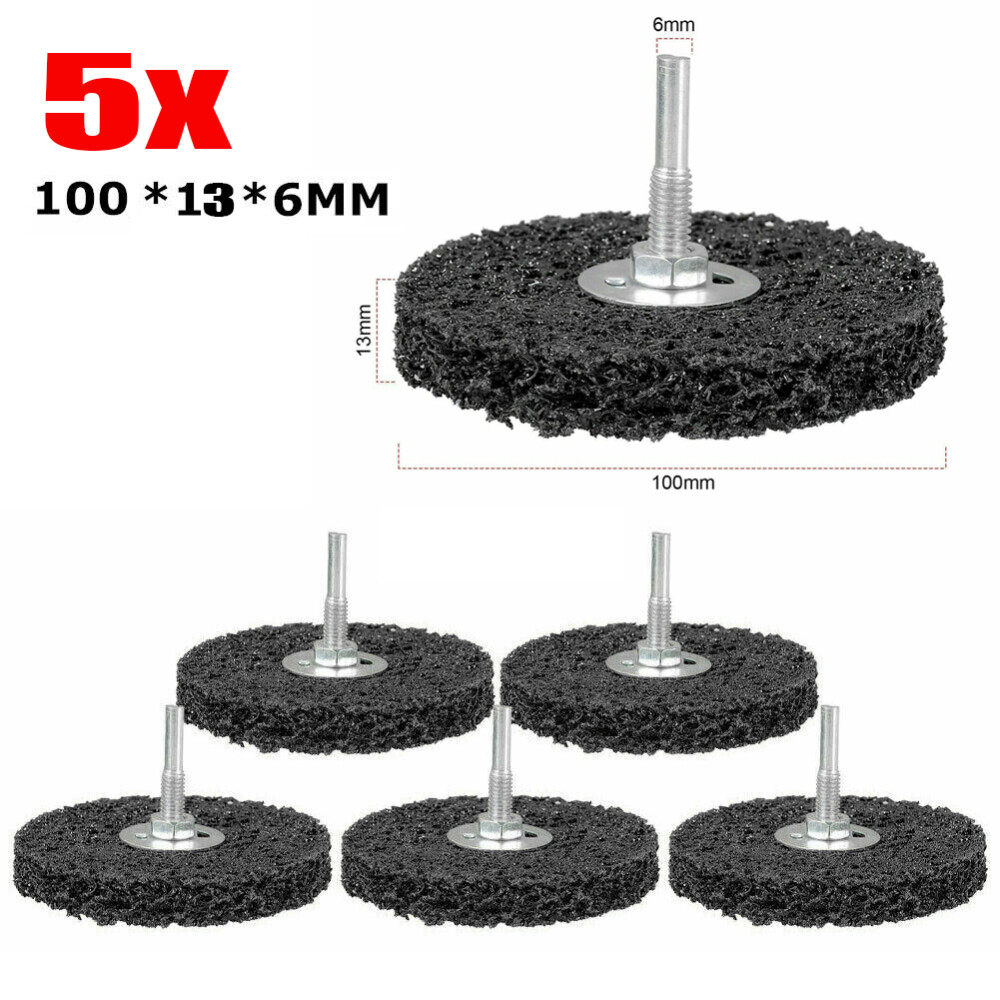 5 Stück Reinigungsscheiben 115mm Für Winkelschleifer - Grobreinigung Für Metall, Holz & Stein