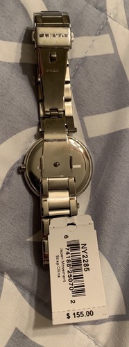 DKNY Watch Womens Stainless Silver Tone NIB NWT Crystals Japan Movement - Picture 5 of 9