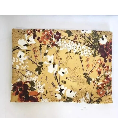 Vintage Vera Neumann Floral Autumn Rectangle Tablecloth 59" X 80"