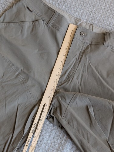 Kuhl Shorts Men 38 Gray Stretch Renegade Hiking Nylon 9" Inseam Cargo Pockets - Picture 12 of 13