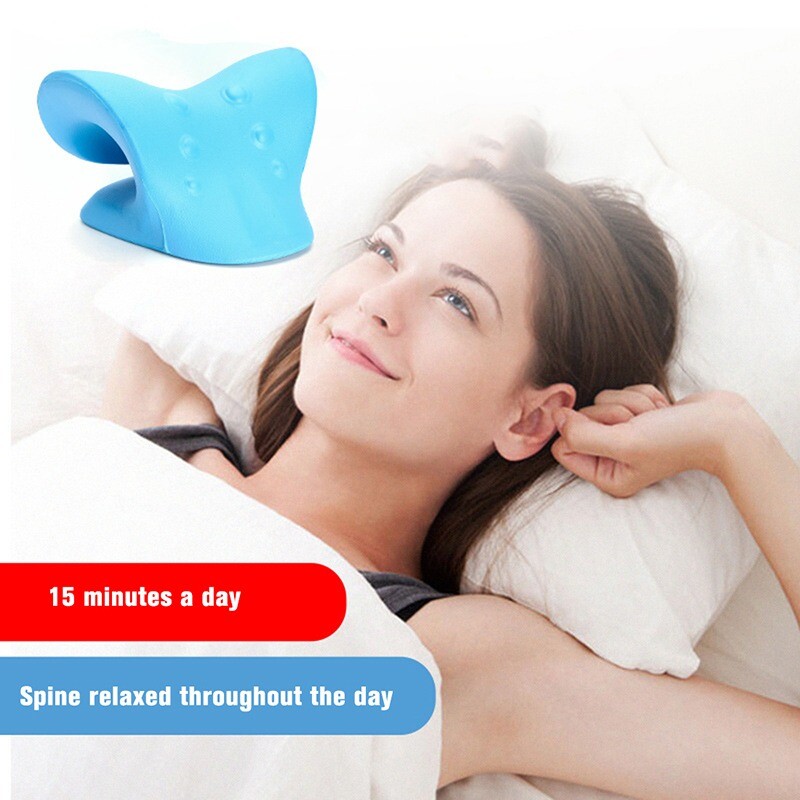 Nackenwolke Nackenstütze Nackenstrecker Neck Massagegerät Kissen Ergonomischer