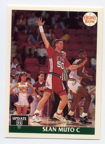 1991-92 SEAN MUTO St Johns Red Storm NCAA RC COLLEGE BASKETBALL ROOKIE CARD