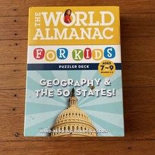 The World Almanac for Kids Puzzler Deck Geography and the 50 States