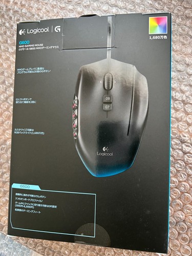 Logicool G MMO Gaming Mouse Logitech G600t Button 20 Mounted on the highest 8 - Picture 3 of 11