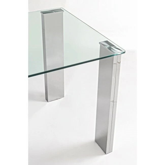 Mesa Rectangular Plan Vidrio Studio Almuerzo Moderno Design - Imagen 4 de 4