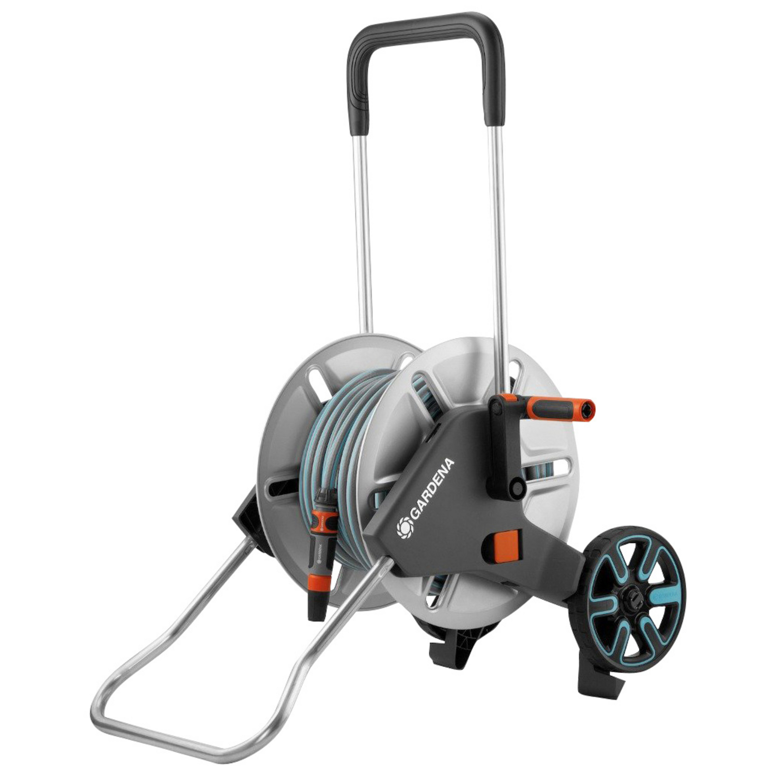 GARDENA Metall SchlauchwagenSet mit 30m 1/2 Zoll Schlauch (1854542