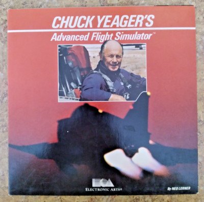 Chuck Yeager's Advanced Flight Simulator Electronic Arts PC 5.25'' Vintage 1987