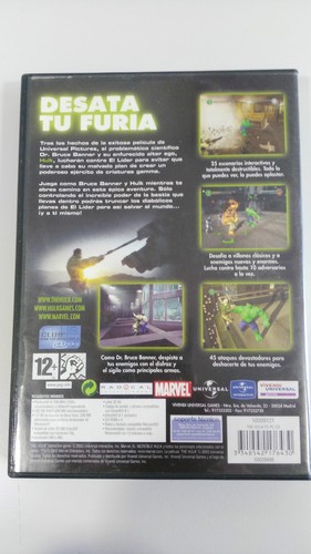 HULK MARVEL JUEGO PC ESPAÑOL CAJA 3 X CD-ROM UNIVERSAL INTERACTIVE - 3T - Picture 4 of 8