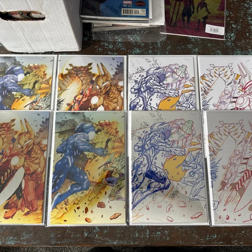 WE LIVE AGE OF THE PALLADIONS 1 MIRANDA COLOR & BLUEPRINT ECGCE Sets Metal Rare