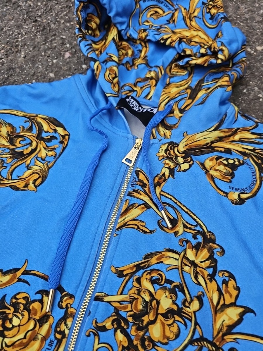 ✨️極美品✨️ VERSACE JEANS COUTURE セットアップ バロック柄 Versace Jeans Couture Stretch Baroque Straight-Leg Pants | Saks