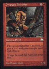 Dwarven Berserker - Weatherlight: #97, Magic: The Gathering Nm R107