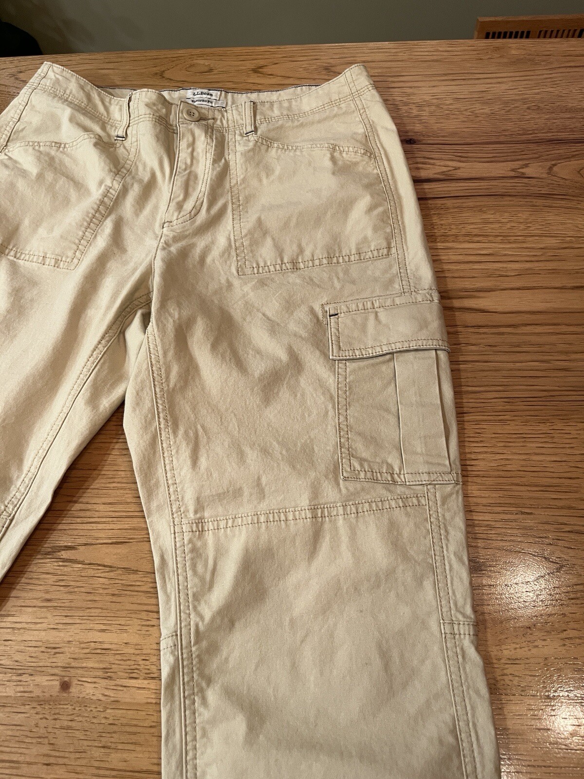Women's Stretch Canvas Cargo Pants, MidRise StraightLeg eBay