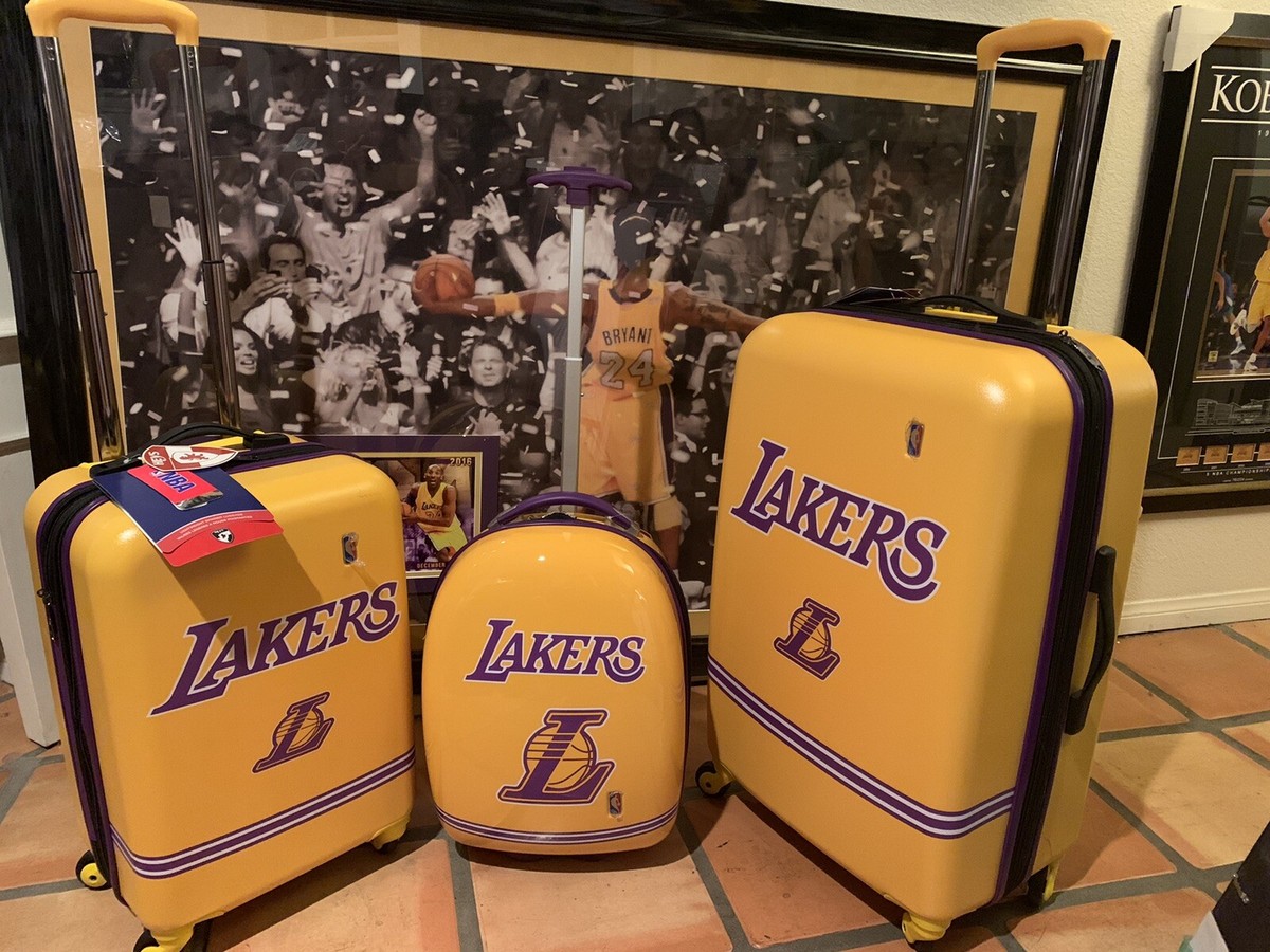 2-Piece Laker Luggage Set! NBA Lisenced | eBay