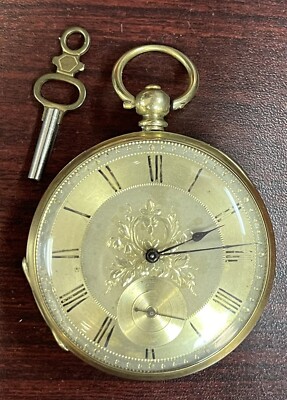 1870 s RARE Key-wind Pocket Watch ...ANTIQUE............................  TJ077