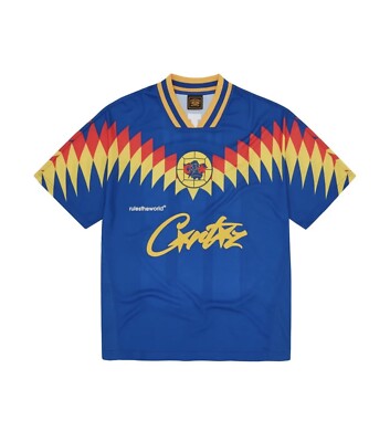 Corteiz Club RTW Soccer Jersey サッカー CRTZ Corteiz Club RTW Blue Football Soccer Jersey Shirt