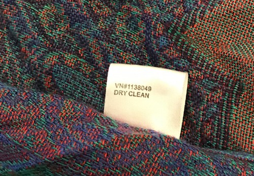 Sciarpa lunga avvolgente multicolore 72" x 20" rayon, acrilico, nappe - Foto 6 di 6