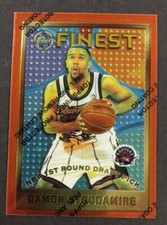 1996 TOPPS FINEST BASKETBALL CARD DAMON STOUDAMIRE #117 RC  MINT RANGE FREE S&H 