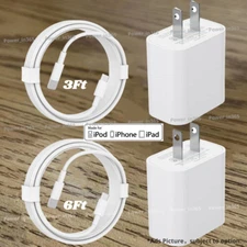 Power Adapter USB-C 20W PD Cord Fast Charger For iPhone 14/13/12/11 Pro Max X 8