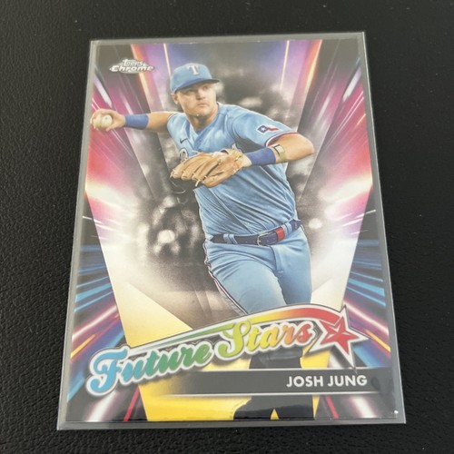 2025 Topps Chrome Baseball Josh Jung Texas Rangers Future Stars