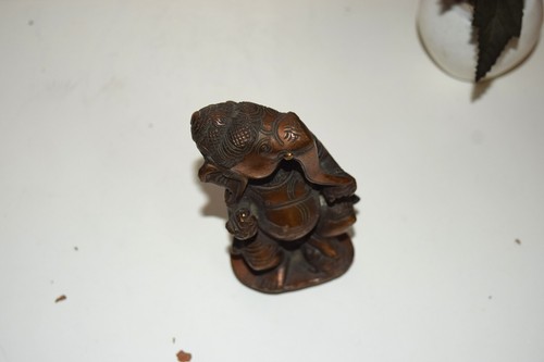 Antique Ganesha Murti Copper Metal Standing Hindu Elephant Goddess Statue HK268 - Picture 6 of 12