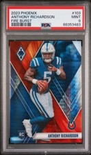 2023 Panini Phoenix Anthony Richardson Fire Burst /340 RC #103 PSA 9 Colts