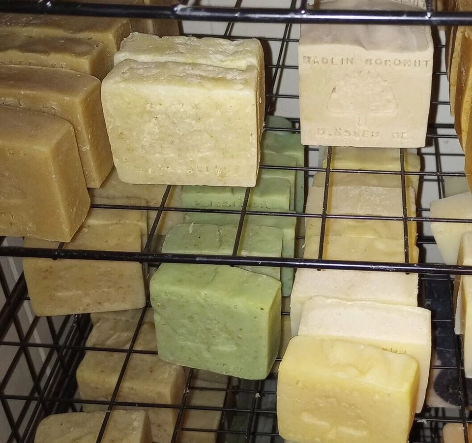 Blessed Be Handmade All-Natural Oat Milk Bar Soap - Image 2 of 3