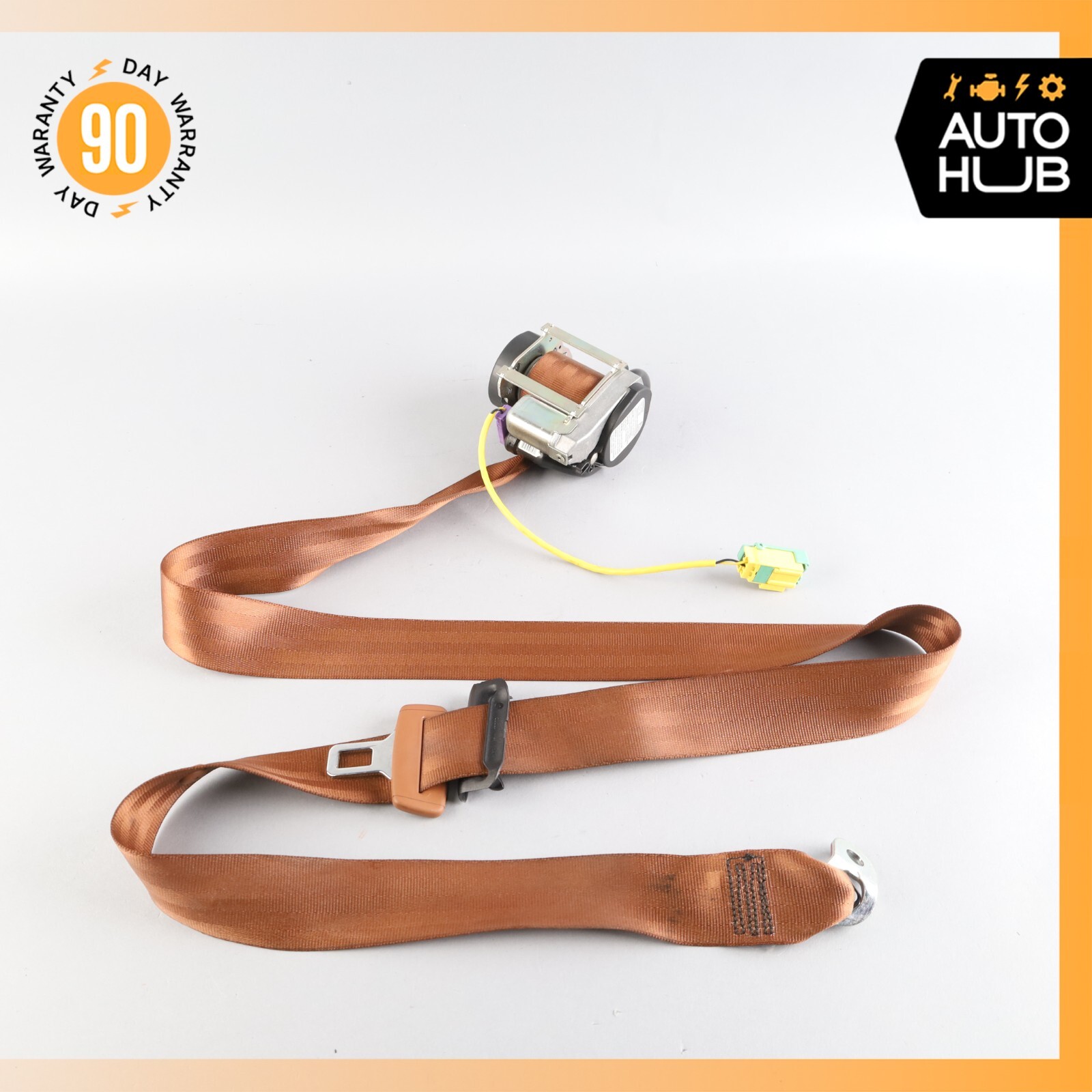 07-11 Bentley Continental GTC Rear Right or Left Side Seat Belt Brown OEM 46k
