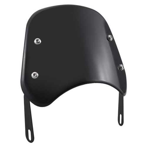 Motorcycle Windshield Windscreen Screen Deflector For 5-7'' Headlight Fairing AU - Picture 8 of 9